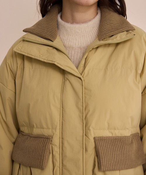 padding rib blouson/中綿リブブルゾン padding rib blouson/中綿リブブルゾン（ダウンジャケット/コート