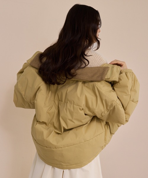 padding rib blouson/中綿リブブルゾン（ダウンジャケット/コート