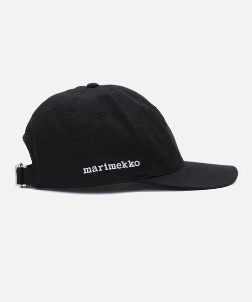 marimekko マリメッコ Krasta Solid キャップ 黒 marimekko（マリメッコ）の「【kioski】Solid / Krasta cap（キャップ