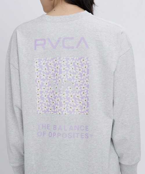 RVCA(ルーカ)の「RVCA レディース BANDANA VA BOX LOGO LS TEE ロンT 【2025年秋冬モデル】/ルーカボックスグラフィックバックプリント長袖ロゴロンT(Tシャツ/カットソー・レディース・ホワイト/ブラック/グレー・SMALL/MEDIUM/LARGE)」の7枚目の写真