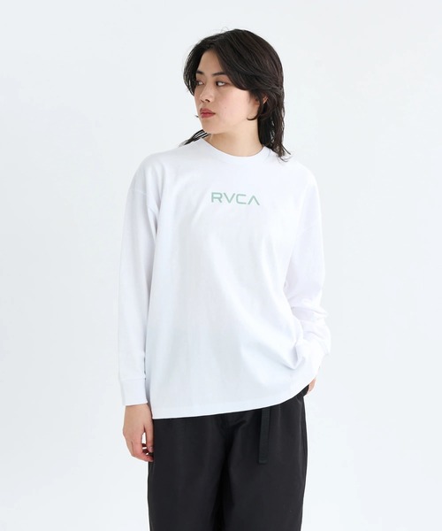 RVCA(ルーカ)の「RVCA レディース BANDANA VA BOX LOGO LS TEE ロンT 【2025年秋冬モデル】/ルーカボックスグラフィックバックプリント長袖ロゴロンT(Tシャツ/カットソー・レディース・ホワイト/ブラック/グレー・SMALL/MEDIUM/LARGE)」の8枚目の写真