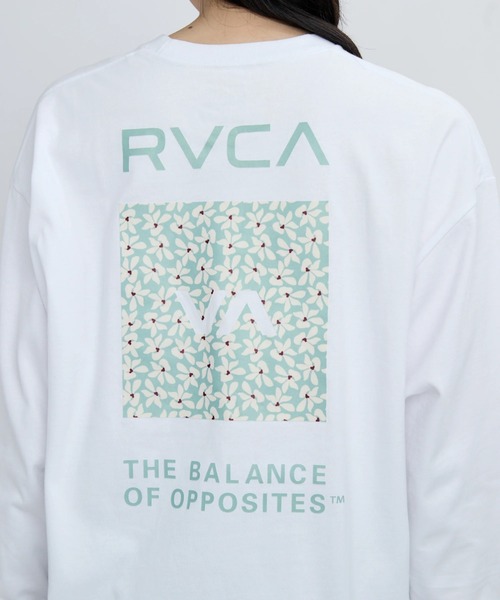 RVCA(ルーカ)の「RVCA レディース BANDANA VA BOX LOGO LS TEE ロンT 【2025年秋冬モデル】/ルーカボックスグラフィックバックプリント長袖ロゴロンT(Tシャツ/カットソー・レディース・ホワイト/ブラック/グレー・SMALL/MEDIUM/LARGE)」の11枚目の写真