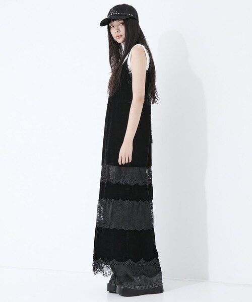 tanakadaisuke(タナカダイスケ)の「【tanakadaisuke/タナカダイスケ】silver metal tiara cap/シルバーメタルティアラキャップ(キャップ・レディース・ブラック/グレー・FREE)」の4枚目の写真