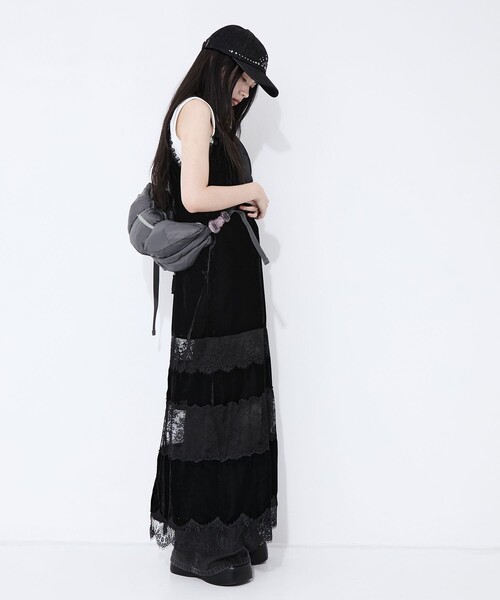 tanakadaisuke(タナカダイスケ)の「【tanakadaisuke/タナカダイスケ】silver metal tiara cap/シルバーメタルティアラキャップ(キャップ・レディース・ブラック/グレー・FREE)」の12枚目の写真