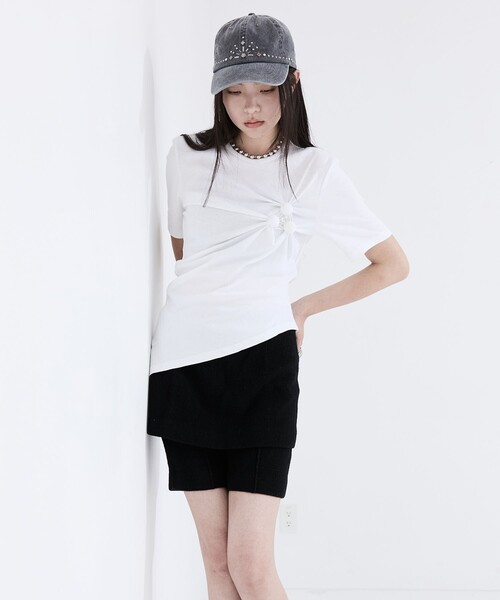 tanakadaisuke(タナカダイスケ)の「【tanakadaisuke/タナカダイスケ】silver metal tiara cap/シルバーメタルティアラキャップ(キャップ・レディース・ブラック/グレー・FREE)」の15枚目の写真