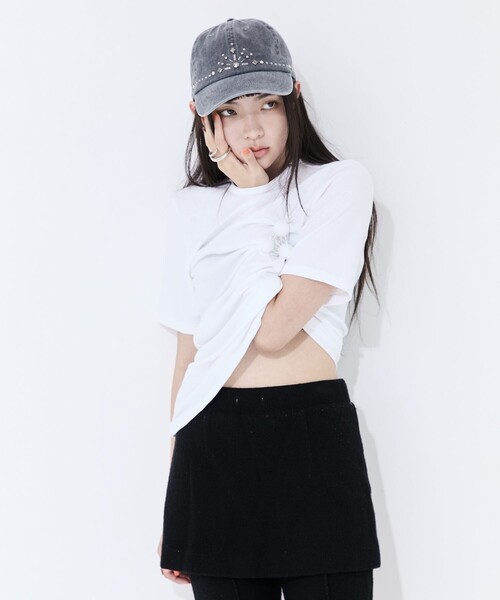 tanakadaisuke(タナカダイスケ)の「【tanakadaisuke/タナカダイスケ】silver metal tiara cap/シルバーメタルティアラキャップ(キャップ・レディース・ブラック/グレー・FREE)」の19枚目の写真