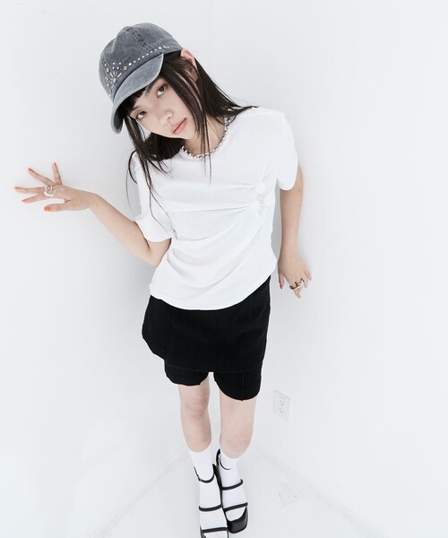 tanakadaisuke(タナカダイスケ)の「【tanakadaisuke/タナカダイスケ】silver metal tiara cap/シルバーメタルティアラキャップ(キャップ・レディース・ブラック/グレー・FREE)」の22枚目の写真