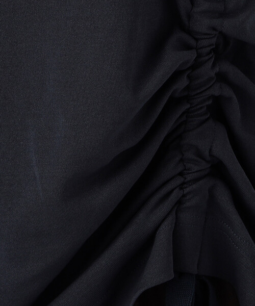Gabardine K.T(ギャバジンケーティー)の「和紙ジャージー ブラウス仕立てのカットソー(Tシャツ/カットソー・レディース・オフホワイト/ネイビー/グレー・9号/7号)」の18枚目の写真