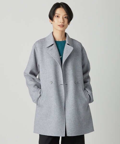 セール】ウールナイロンリバー テーラード コート（その他アウター