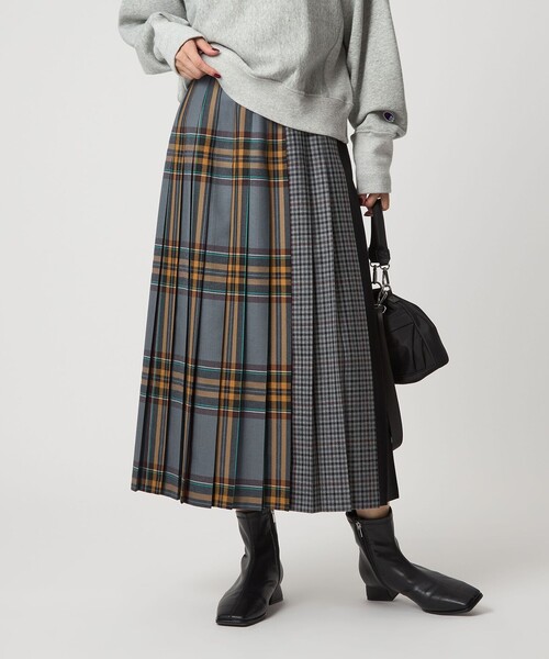 O'NEIL OF DUBLIN プリーツスカート 38 別注】＜O'NEIL of DUBLIN＞Patch80 プリーツスカート（スカート