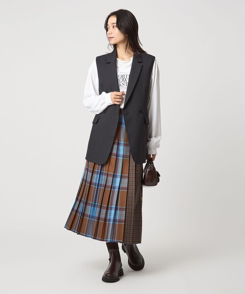 オニールオブダブリンプリーツスカート　　ユナイテッドアローズグリーンレーベル別注 別注】＜O'NEIL of DUBLIN＞スカート スカート｜ Exclusives 最新の