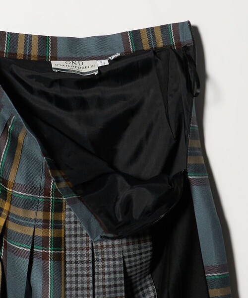 o'neil of dublin オニールオブダブリン　プリーツスカート 別注】＜O'NEIL of DUBLIN＞Patch80 プリーツスカート（スカート）｜O