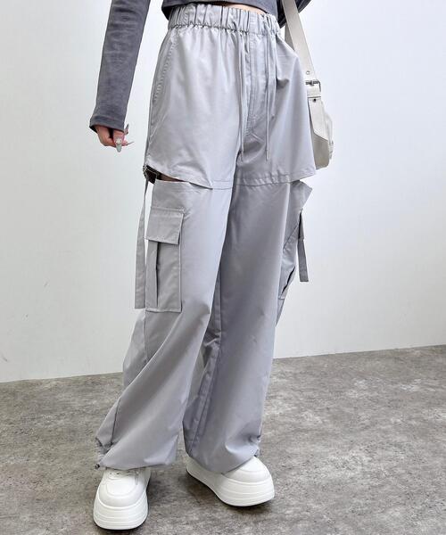 INGNI(イング)の「サイドスリットカーゴパンツ(カーゴパンツ・レディース・ブラック/グレー/カーキ/ブラウン・FREE)」の22枚目の写真