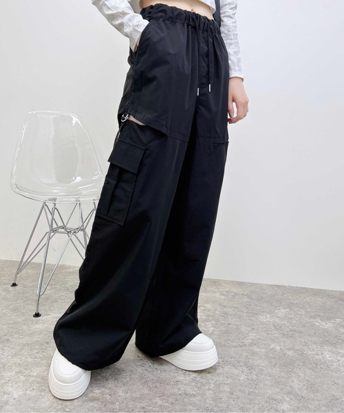 定価17000円◆新品タグ付き◆ヤマダヤ◆ リブスリットカーゴパンツ 定価17000円◇新品タグ付き◇ヤマダヤ◇ リブスリットカーゴ