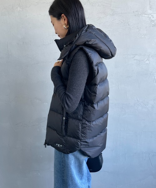 TATRAS/タトラス] POSEIDONE フードダウンベスト（ダウンベスト