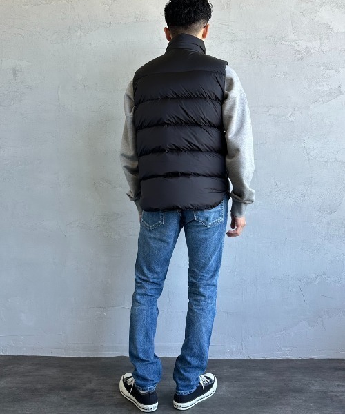 TATRAS（タトラス）の「[TATRAS/タトラス] POSEIDONE フードダウンベスト（ダウンベスト・レディース・ブラック・2/3）」の2枚目の写真