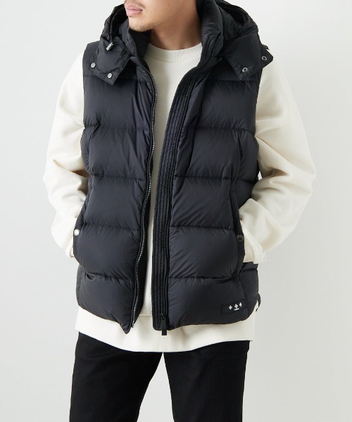 TATRAS/タトラス] POSEIDONE フードダウンベスト（ダウンベスト