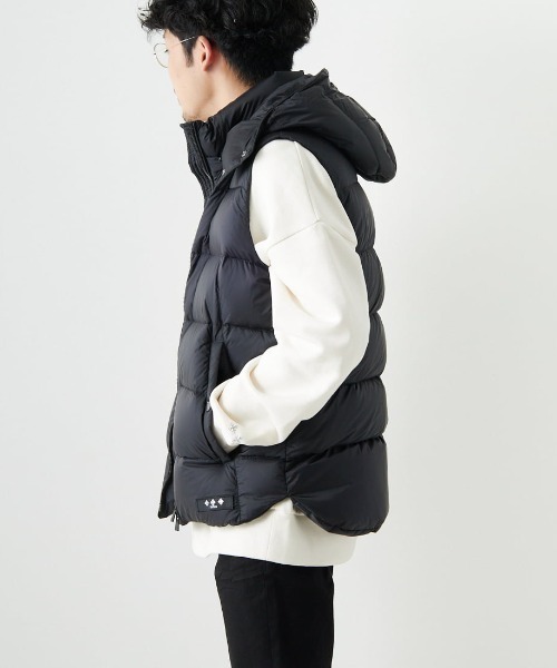 TATRAS/タトラス] POSEIDONE フードダウンベスト（ダウンベスト