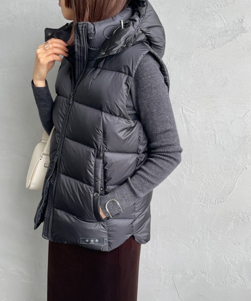 TATRAS/タトラス] POSEIDONE フードダウンベスト（ダウンベスト