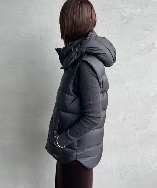 TATRAS/タトラス] POSEIDONE フードダウンベスト（ダウンベスト