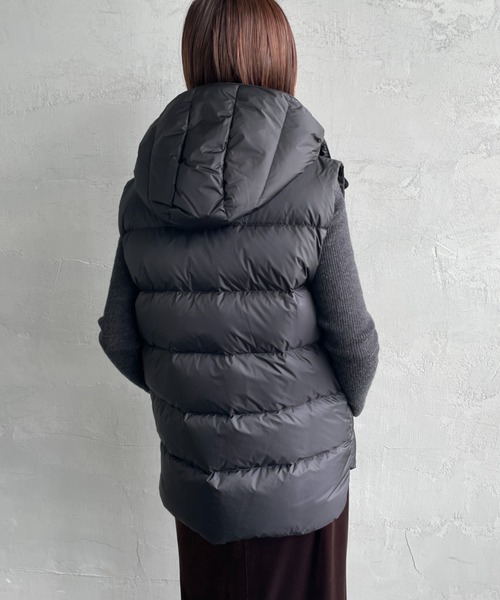 TATRAS/タトラス] POSEIDONE フードダウンベスト（ダウンベスト