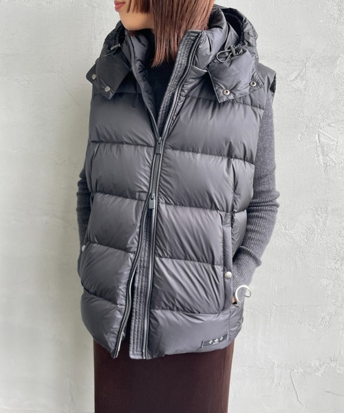 TATRAS/タトラス] POSEIDONE フードダウンベストサイズ2 TATRAS タトラス POSEIDONE ポセイドーネ フード付き ダウンベスト