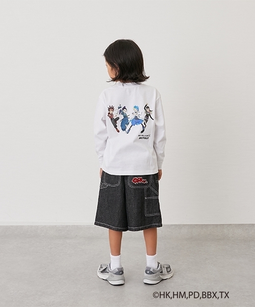 SKIT0LY】【BEYBLADE X】プリント長袖Tシャツ（Tシャツ