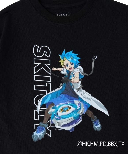 SKIT0LY】【BEYBLADE X】プリント長袖Tシャツ（Tシャツ