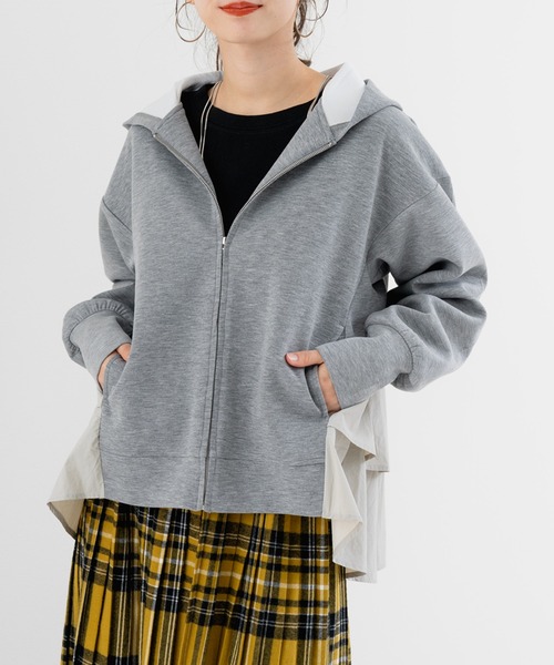 ANNA LUNA（アンナルナ）の「【ANNA LUNA】 異素材切替 フリル