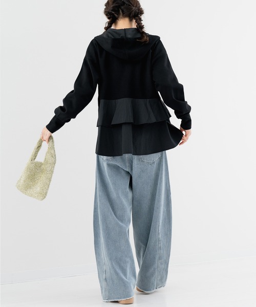 ANNA LUNA（アンナルナ）の「【ANNA LUNA】 異素材切替 フリル