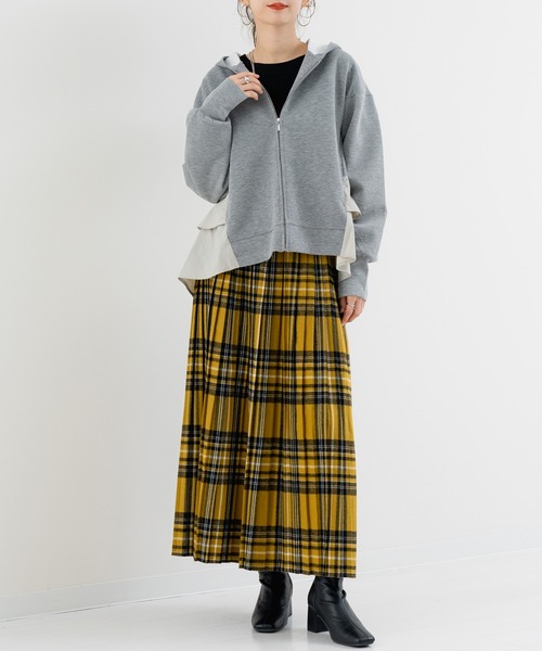 ANNA LUNA（アンナルナ）の「【ANNA LUNA】 異素材切替 フリル