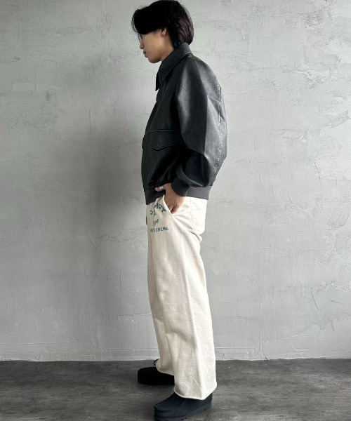 ARMY TWILL/アーミーツイル] 別注 ヴィーガンレザー A-2フライト