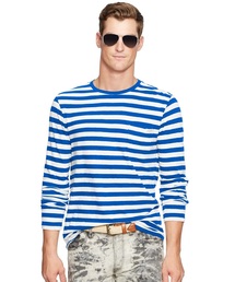 POLO RALPH LAUREN | ストライプド ロングスリーブド Tシャツ(Tシャツ/カットソー)