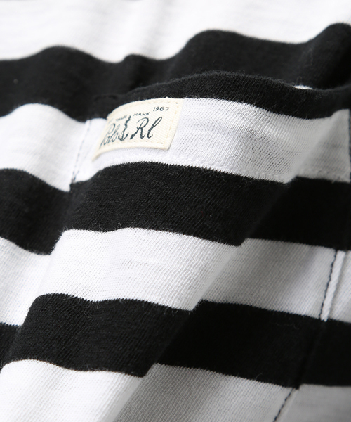 POLO RALPH LAUREN(ポロ ラルフ ローレン)の「ストライプド ロングスリーブド Tシャツ(Tシャツ/カットソー・メンズ・ブルー系その他/ブラック系その他・X-SMALL/LARGE/SMALL/X-LARGE/XX-LARGE/MEDIUM)」の6枚目の写真