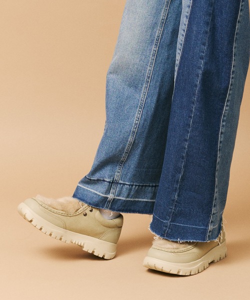 ジャファー SHAKA ファー付き チロル モック シューズ TRAIL TYROL FUR MOC EX