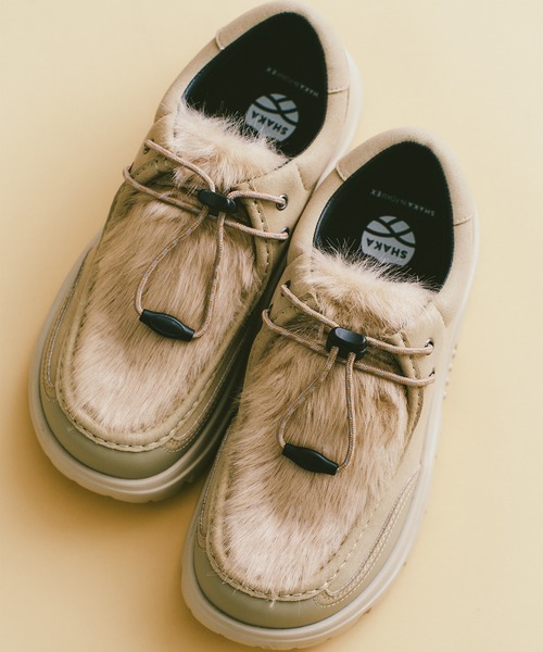 SHAKA ファー付き チロル モック シューズ TRAIL TYROL FUR MOC EX