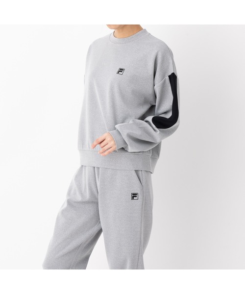 FILA（フィラ）の「CREW SWEAT SHIRTS（スウェット・レディース・ピンク/ホワイト/杢グレー・M/L/XL）」の8枚目の写真