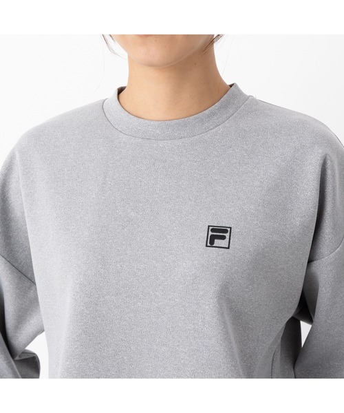 FILA（フィラ）の「CREW SWEAT SHIRTS（スウェット・レディース・ピンク/ホワイト/杢グレー・M/L/XL）」の7枚目の写真