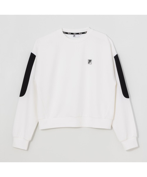 FILA（フィラ）の「CREW SWEAT SHIRTS（スウェット・レディース・ピンク/ホワイト/杢グレー・M/L/XL）」の6枚目の写真