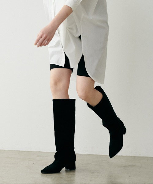 LARUTA(ラルータ)の「【LARUTA】ワイドシャフトロングブーツ(ブーツ・レディース・ブラック系その他/ブラック・LARGE/MEDIUM)」の20枚目の写真