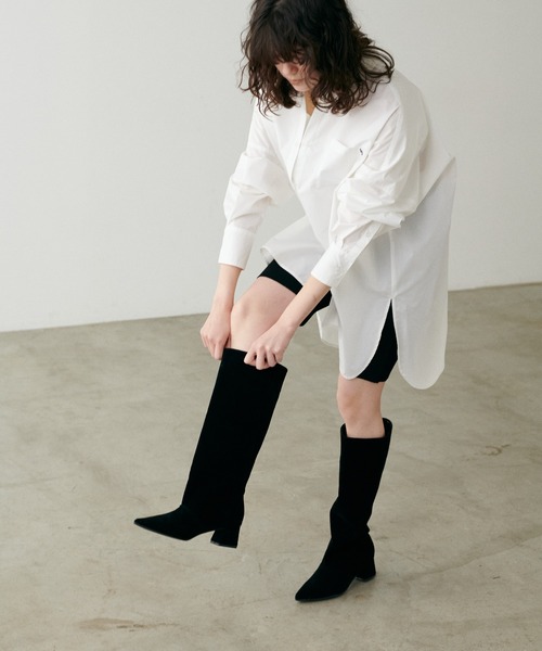 LARUTA(ラルータ)の「【LARUTA】ワイドシャフトロングブーツ(ブーツ・レディース・ブラック系その他/ブラック・LARGE/MEDIUM)」の22枚目の写真