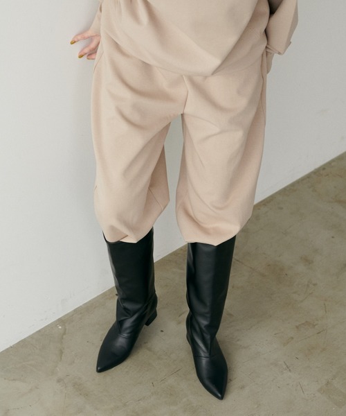 Toteme ワイドシャフトブーツ 37 Toteme トーテム ニーハイブーツ
