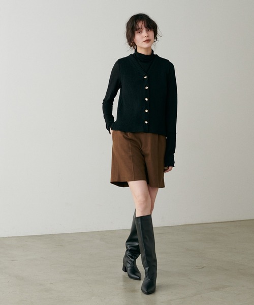 LARUTA(ラルータ)の「【LARUTA】ワイドシャフトロングブーツ(ブーツ・レディース・ブラック系その他/ブラック・LARGE/MEDIUM)」の4枚目の写真
