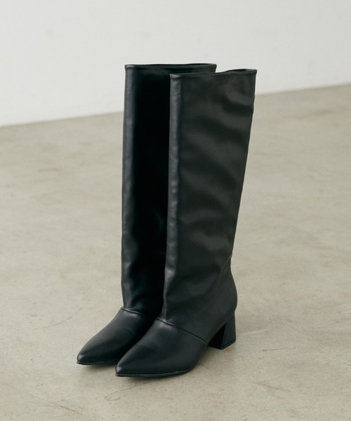 LARUTA(ラルータ)の「【LARUTA】ワイドシャフトロングブーツ(ブーツ・レディース・ブラック系その他/ブラック・LARGE/MEDIUM)」の11枚目の写真