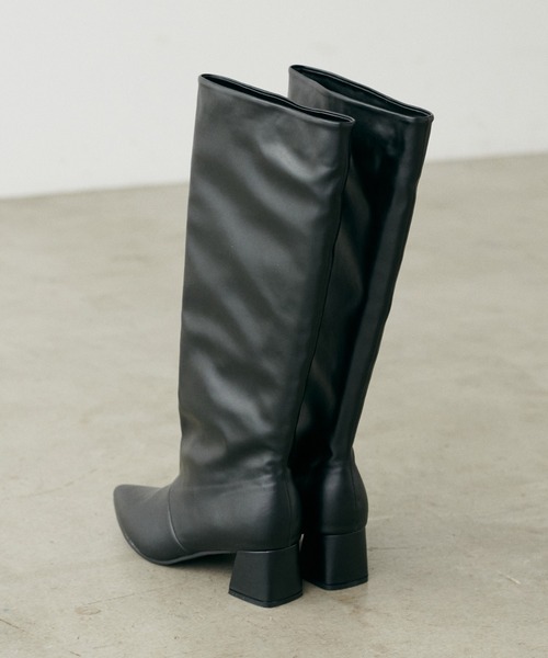 LARUTA(ラルータ)の「【LARUTA】ワイドシャフトロングブーツ(ブーツ・レディース・ブラック系その他/ブラック・LARGE/MEDIUM)」の14枚目の写真