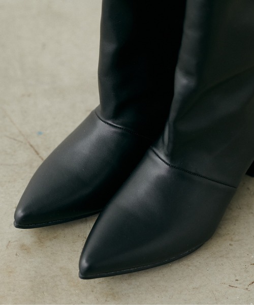 LARUTA(ラルータ)の「【LARUTA】ワイドシャフトロングブーツ(ブーツ・レディース・ブラック系その他/ブラック・LARGE/MEDIUM)」の15枚目の写真