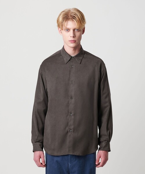 セール】スエード タッチ レギュラー シャツ FORM型（シャツ/ブラウス