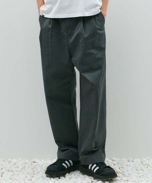 AFF AIVER(エイエフエフアイバー)の「ルーズストレートワイドパンツ(その他パンツ・メンズ・ブラック/ダークグレー・マルチサイズ)」の3枚目の写真