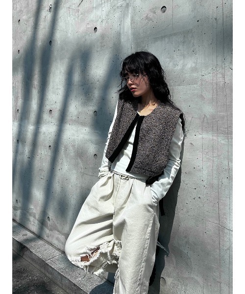 INSIDE RIPPED HOLE PANTS（スウェットパンツ）｜ELCHELE（エルチェレ