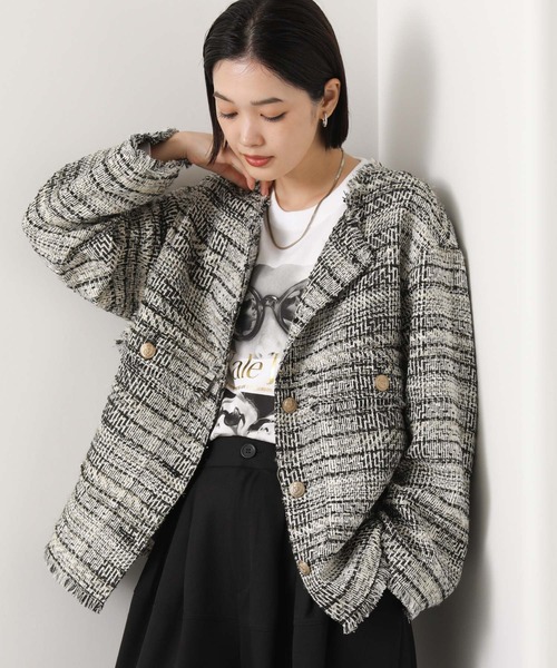ブリリアントツイードジャケット Gready Brilliant｜Gready Brilliant⁄(W)1_ツイードジャケット